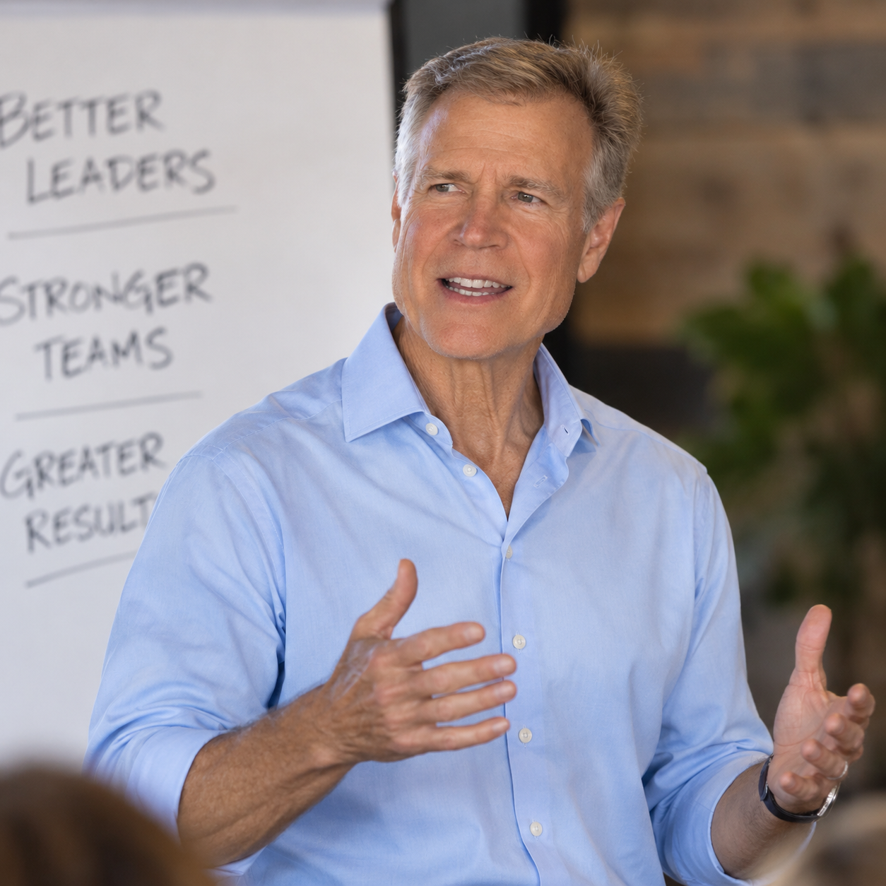 Dan Johnson speaking about leadership